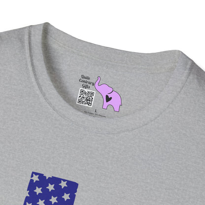 Texas American Flag Adult T-shirt