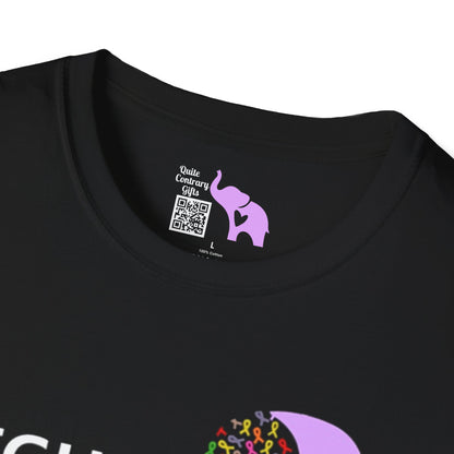 Fight Cancer in All Colors 14 Adult T-shirt