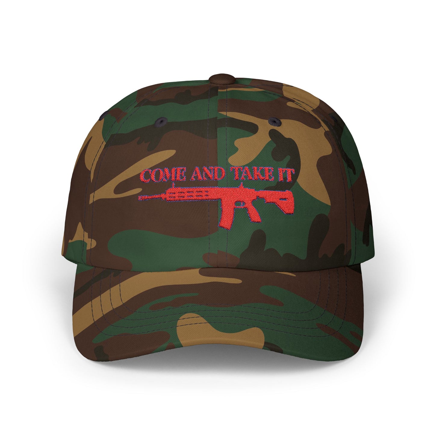 Come & Take It Embroidered Classic Dad Cap