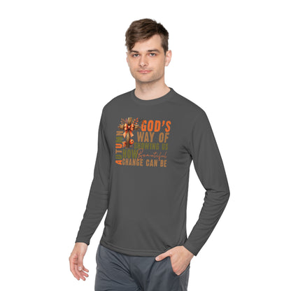 Autumn is Gods Way of Showing Us How Beautiful Change Can Be Lightweight Long Sleeve Tee