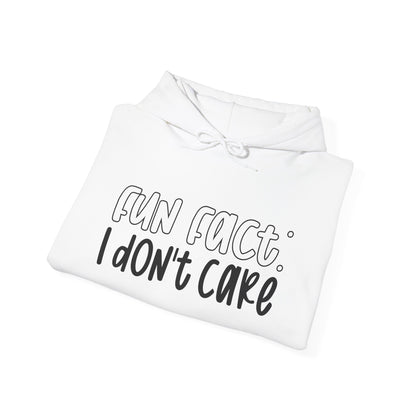 Fun Fact I Don't Care Adult Heavy Blend™ Hoodie