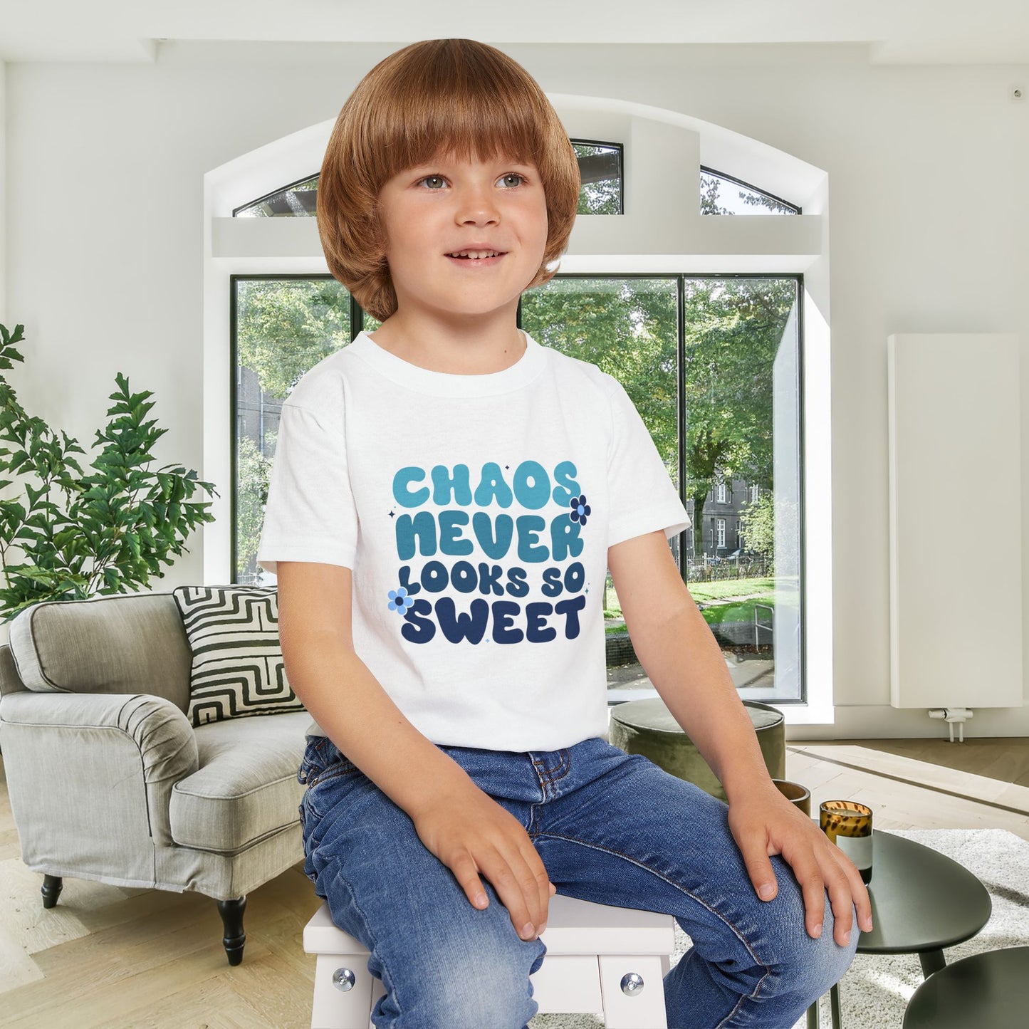 Chaos Never Looked So Sweet Heavy Cotton™ Toddler T-shirt