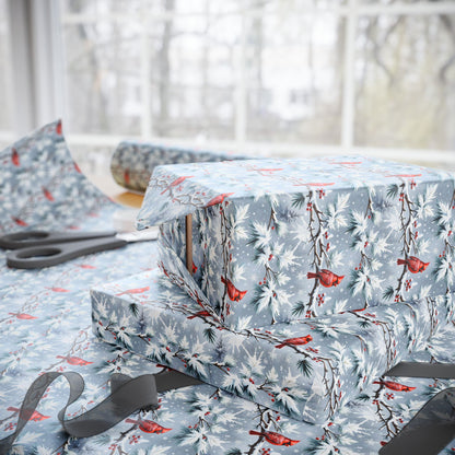 Cardinals in the Snow Wrapping Paper