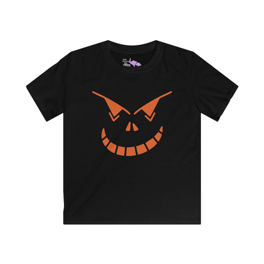 Spooky Jack-O-Lantern Youth Softstyle Tee