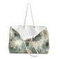 Rustic Teal Daisy Weekender Bag