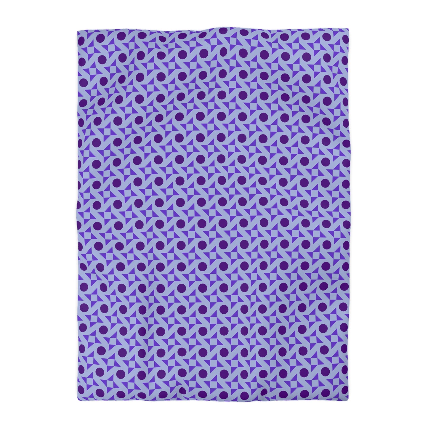 Violet Pinwheels Microfiber Duvet Cover
