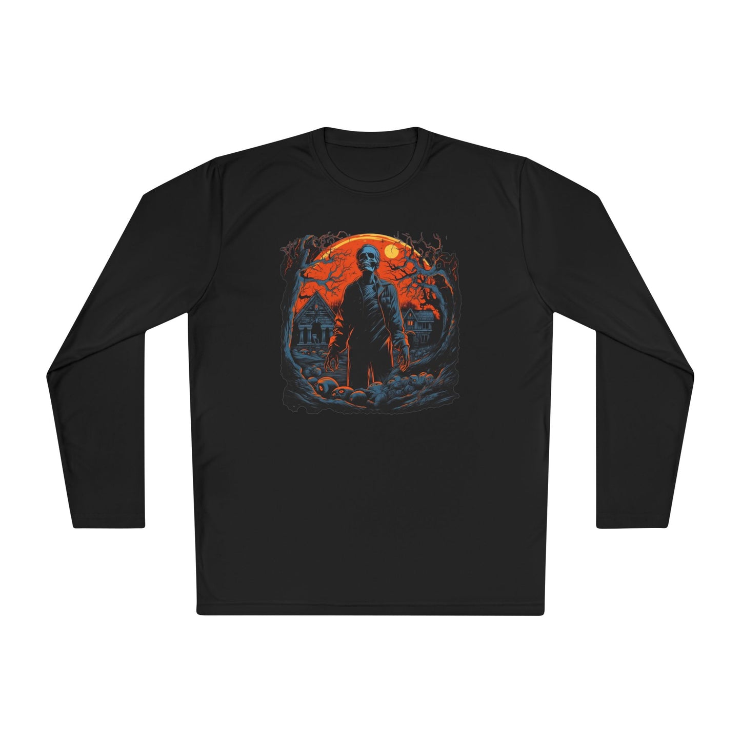 Creepy Cemetery 6 Adult Long Sleeve Tee
