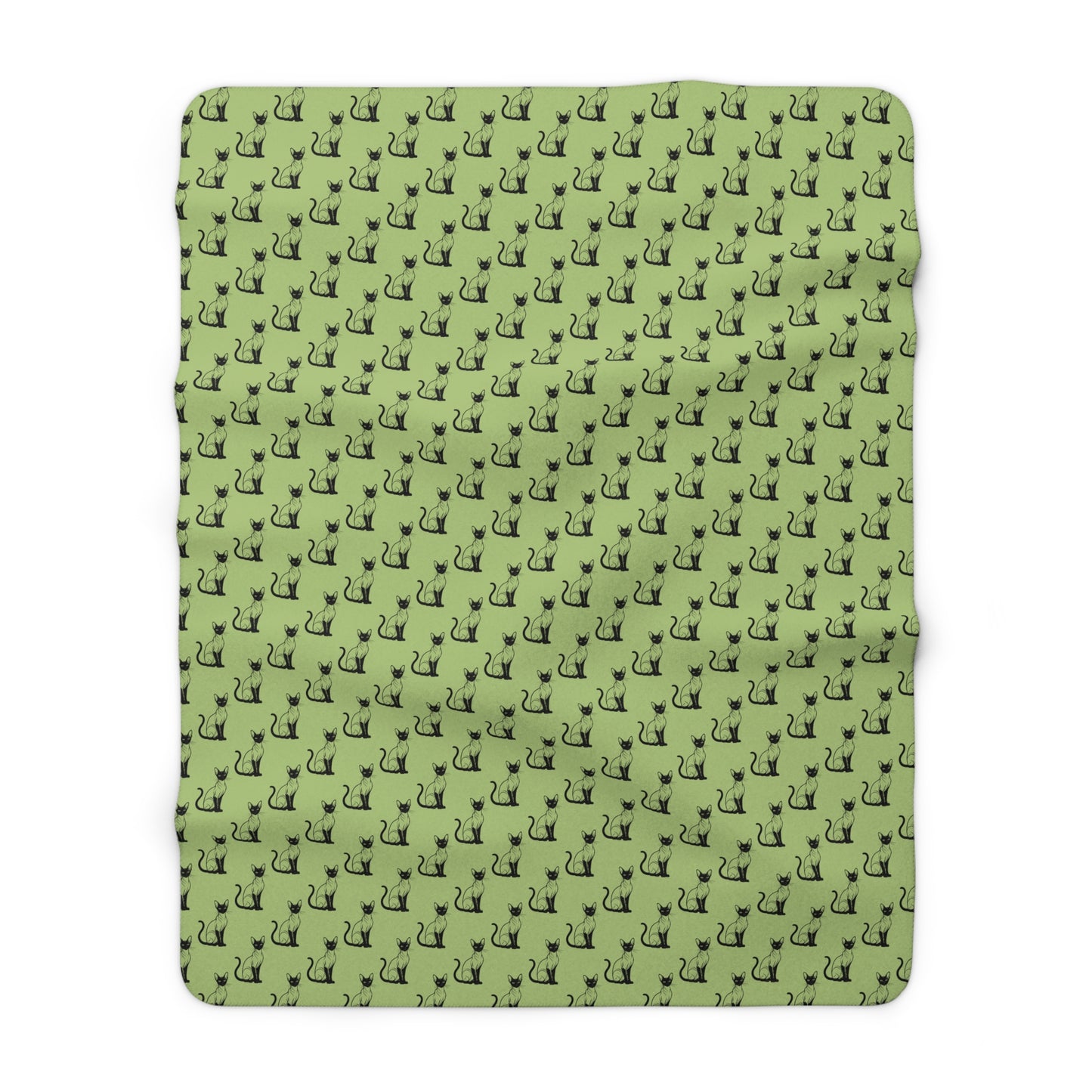 Siamese Charm – Sage Garden Fleece Blanket