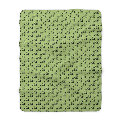 Siamese Charm – Sage Garden Fleece Blanket