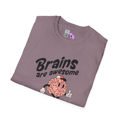 Brains Are Awesome I Wish More People Had One Adult T-shirt