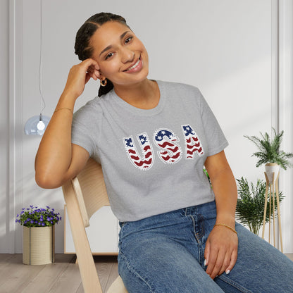 USA in Style Adult T-shirt