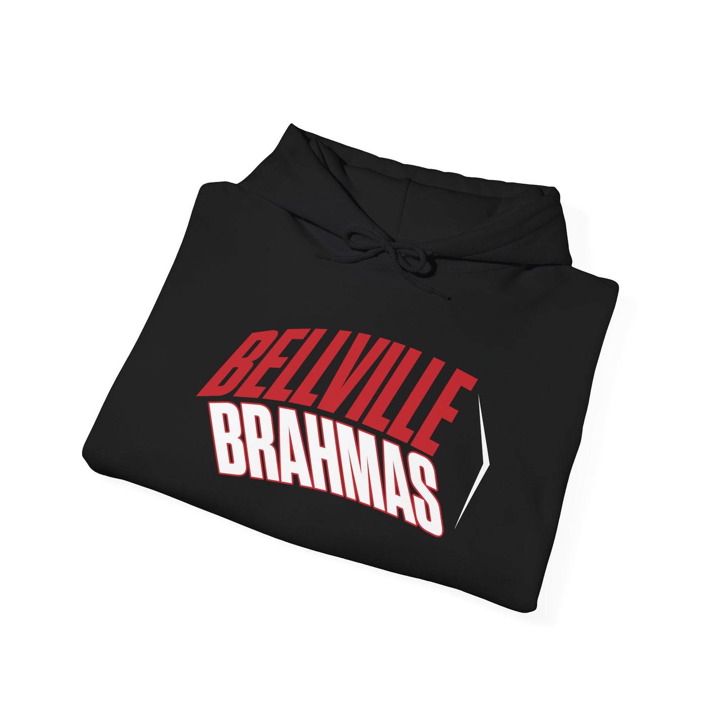 Bellville Brahmas (Angled) Adult Heavy Blend™ Hooded Sweatshirt