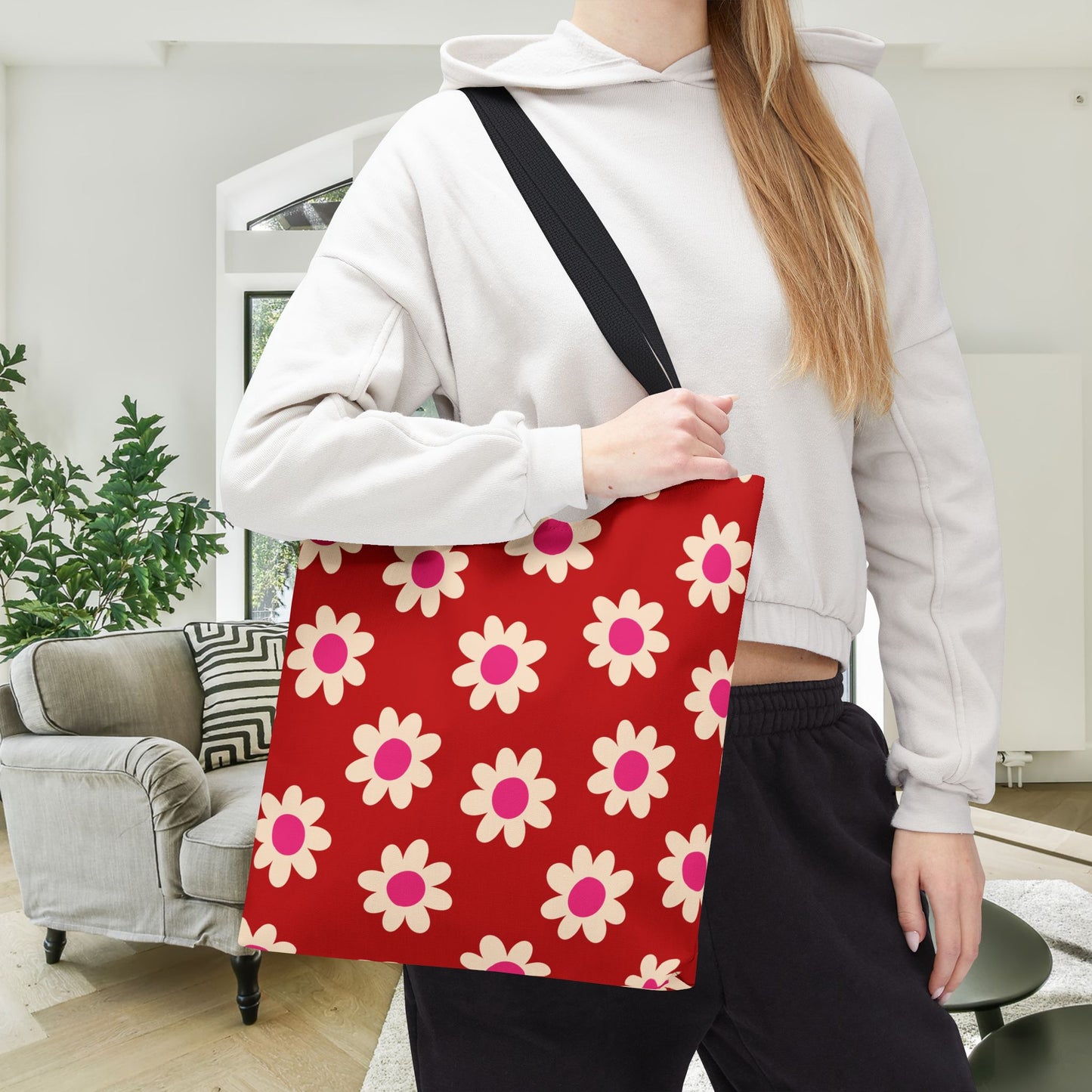 Cupid's Garden Canvas Tote Bag