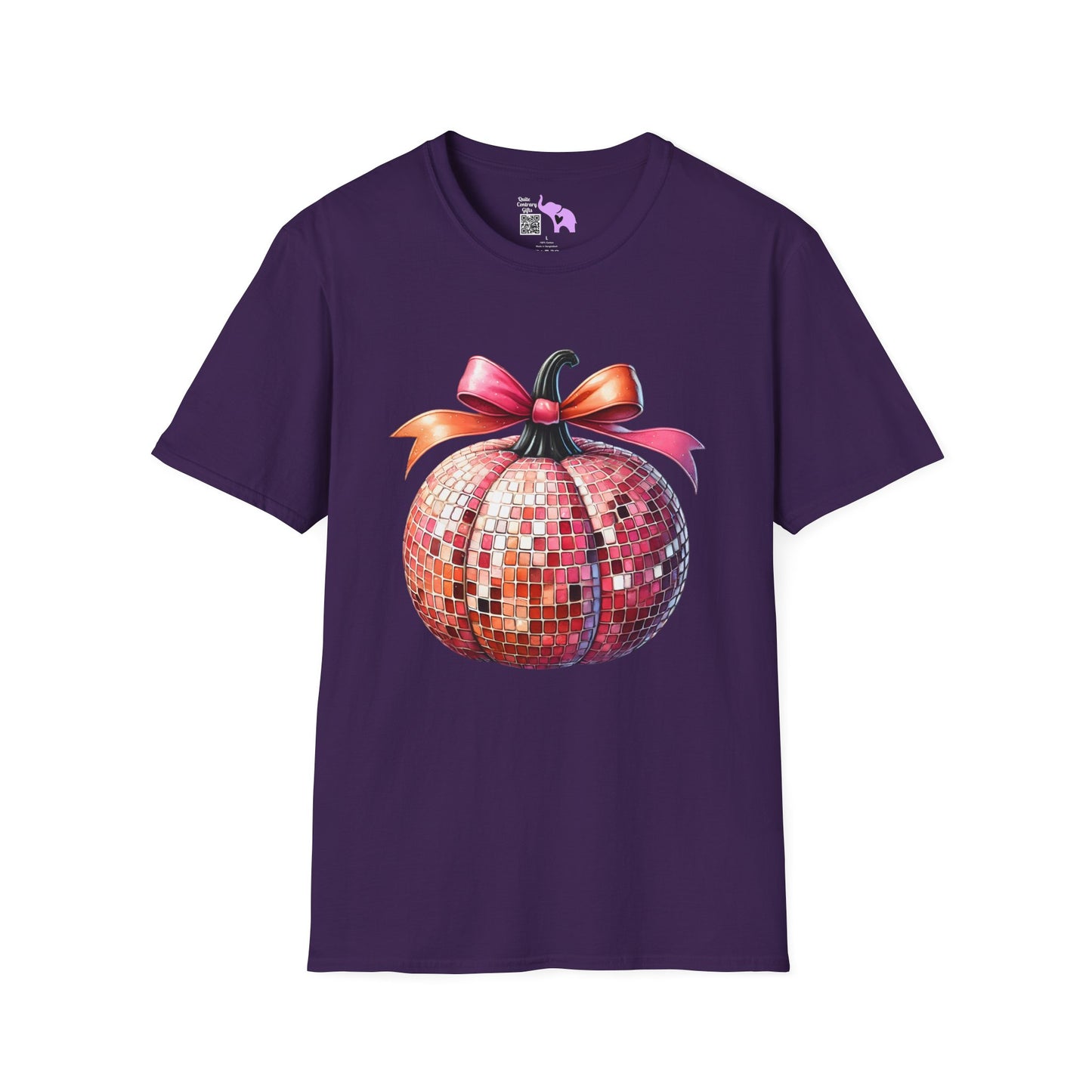 Disco Pumpkin Adult T-shirt