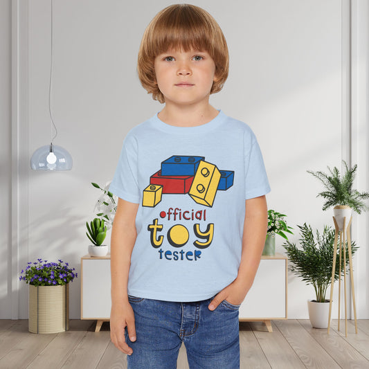 Official Toy Tester (Blocks) Heavy Cotton™ Toddler T-shirt