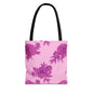 Bubblegum Bloom Peonies Canvas Tote Bag