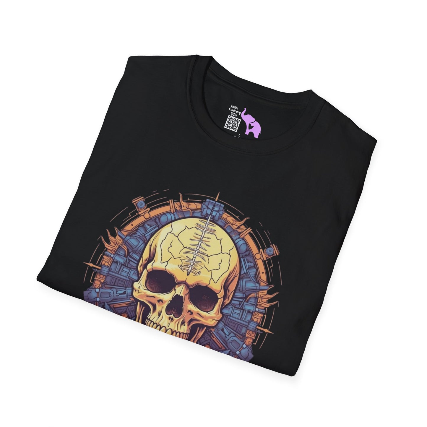 Creepy Skull 3 Adult T-shirt