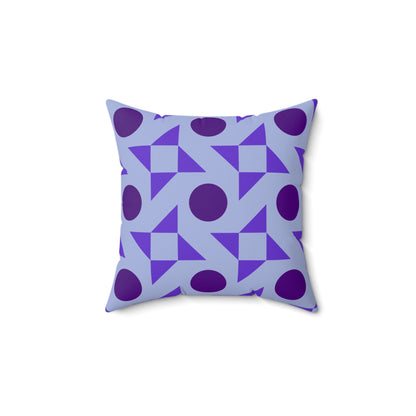 Violet Pinwheels Throw Pillow