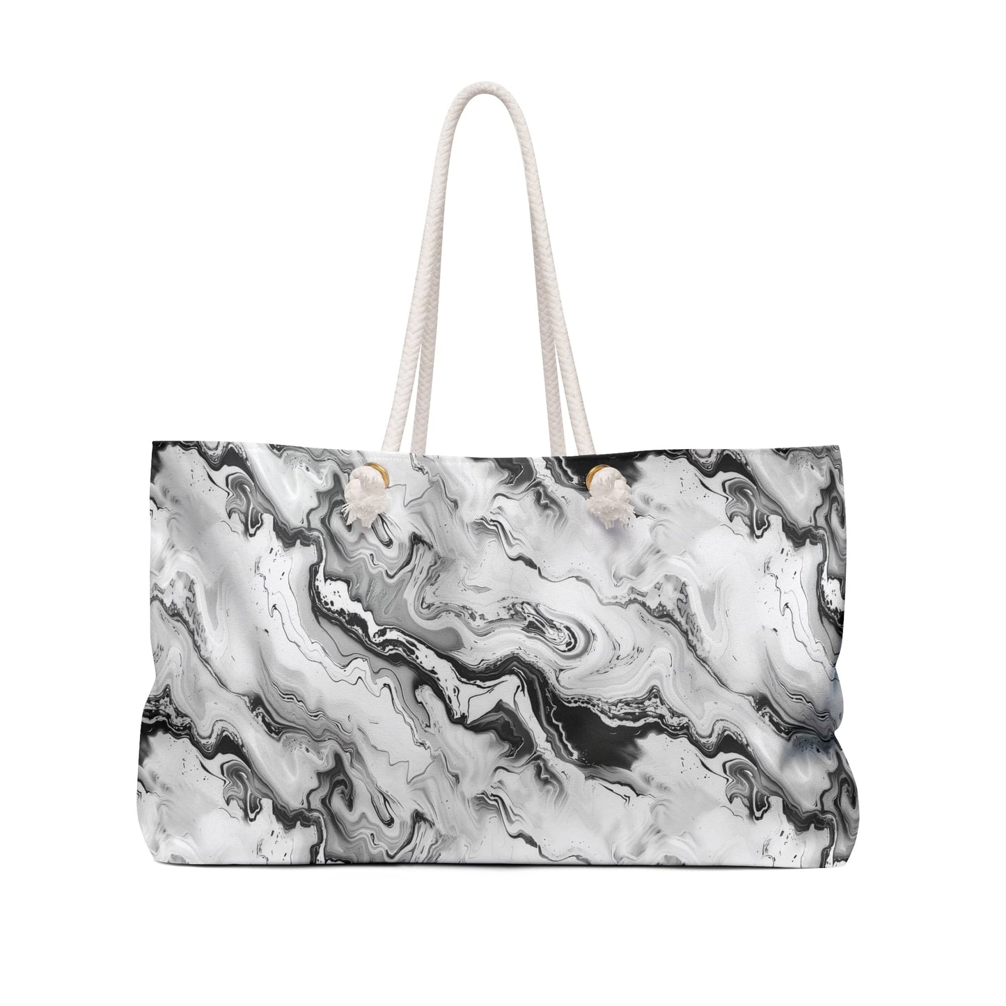 Frost Veil Marble Weekender Bag