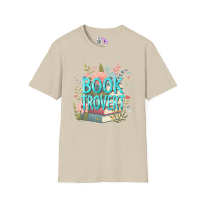 Booktrovert (Floral) Adult T-shirt