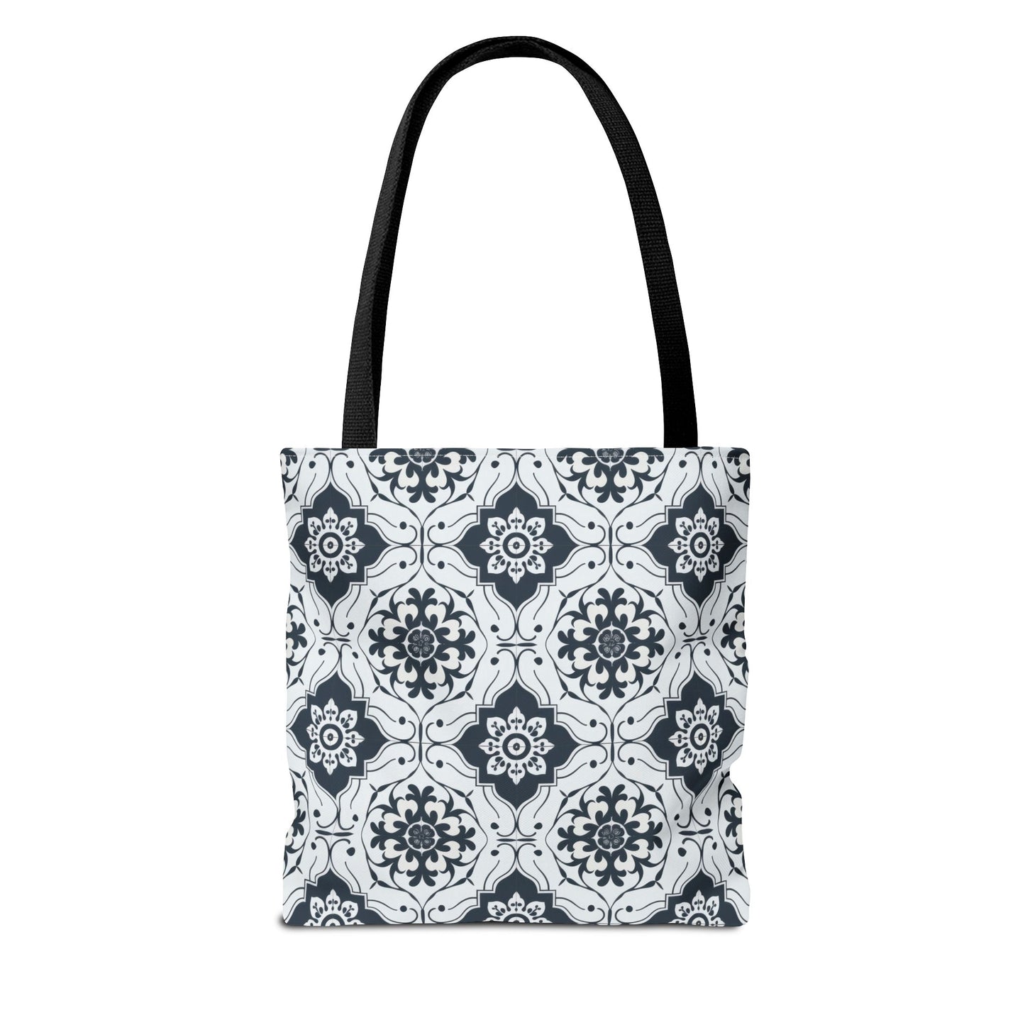 Lisbon Noir Canvas Tote Bag