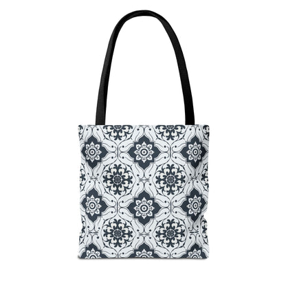 Lisbon Noir Canvas Tote Bag