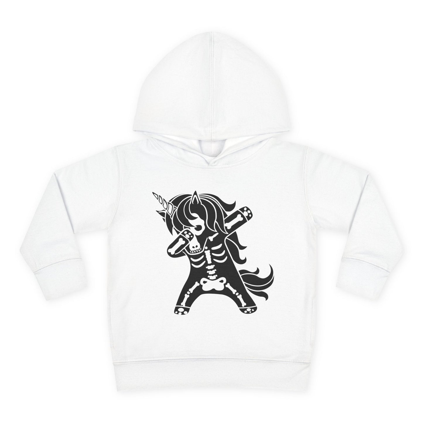 Dabbing Unicorn Skeleton Toddler Hoodie