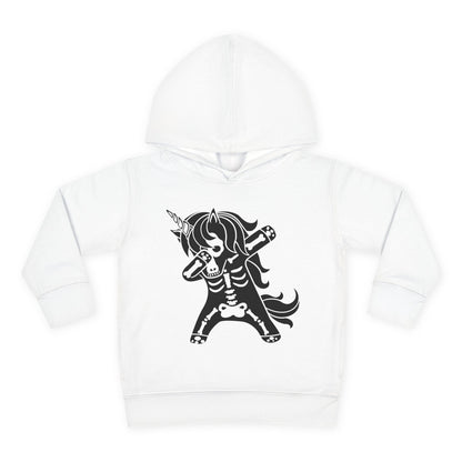 Dabbing Unicorn Skeleton Toddler Hoodie