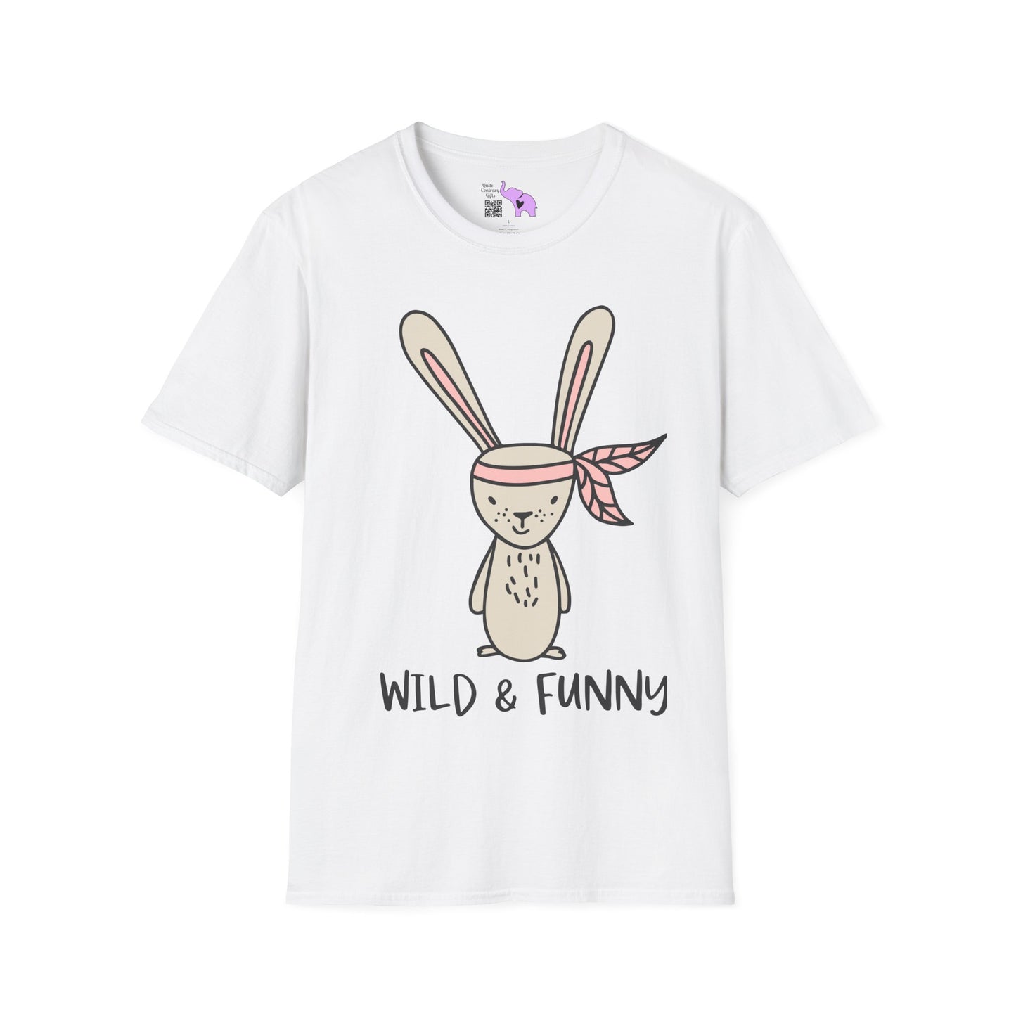 Wild & Funny (Bunny) Adult T-shirt