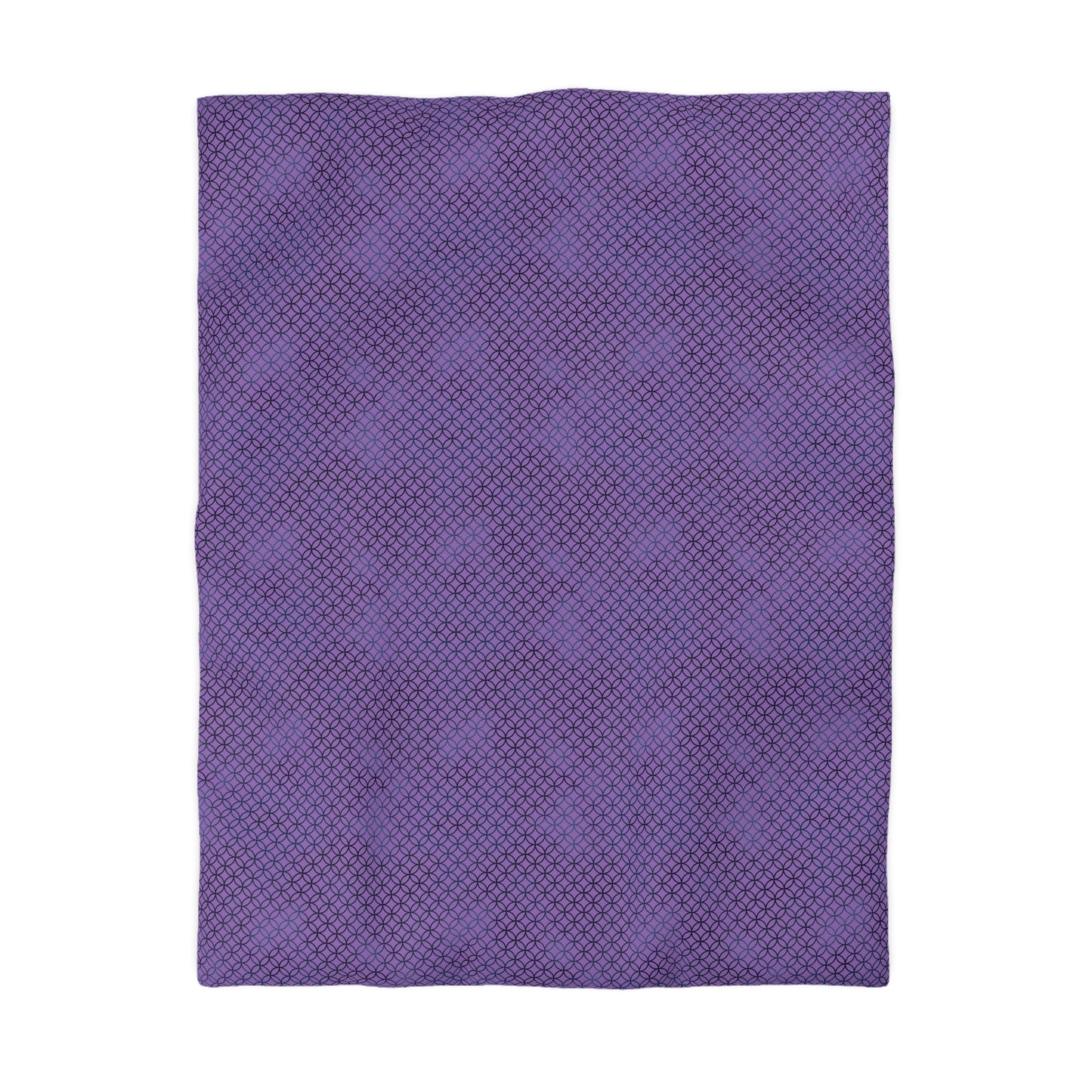 Amethyst Interlock Microfiber Duvet Cover