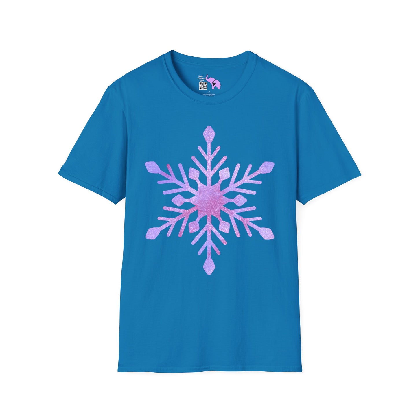 Large Snowflake Adult T-shirt