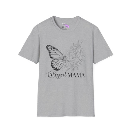 Blessed Mama (Butterfly) Adult T-shirt