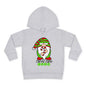 Candy Cane Crew Gnome Toddler Pullover Fleece Hoodie