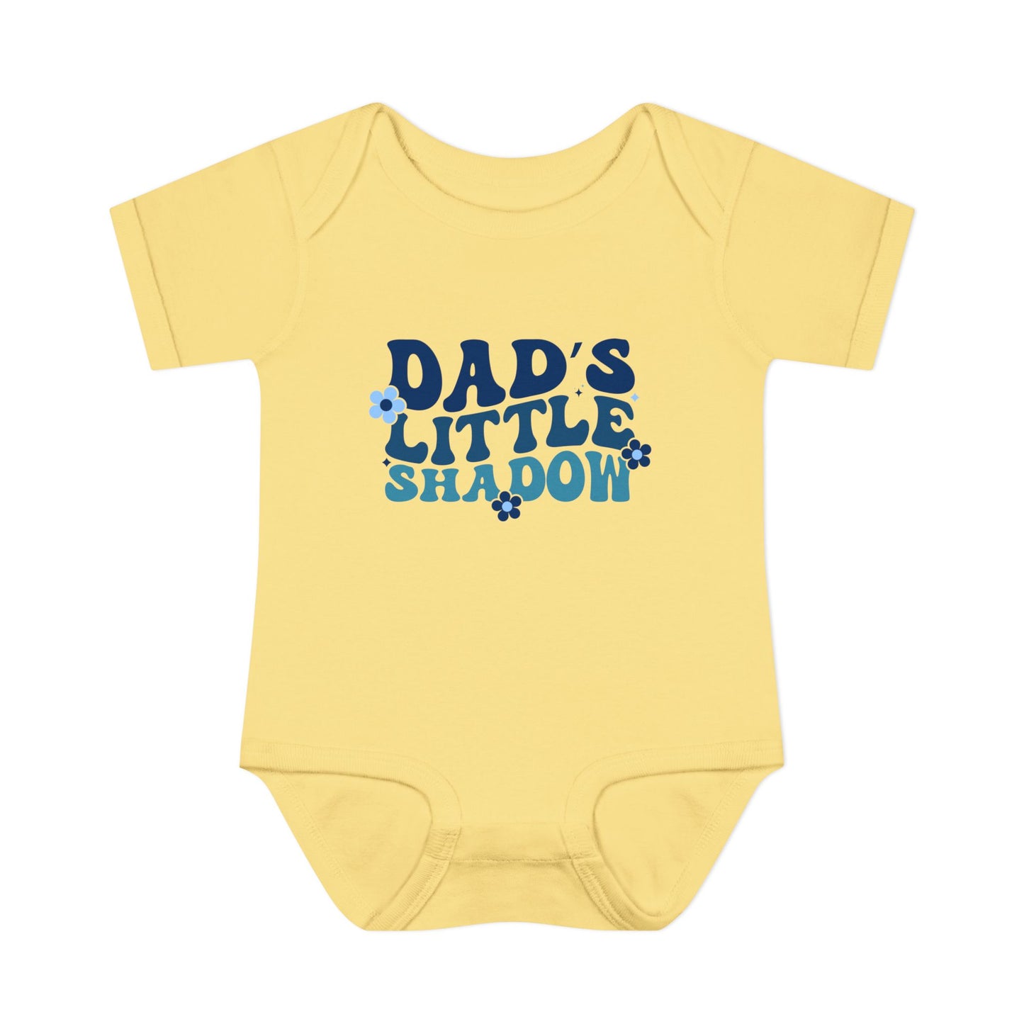 Dad's Little Shadow Infant Baby Rib Bodysuit