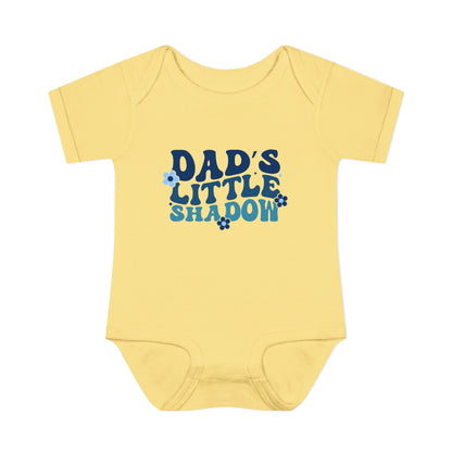 Dad's Little Shadow Infant Baby Rib Bodysuit