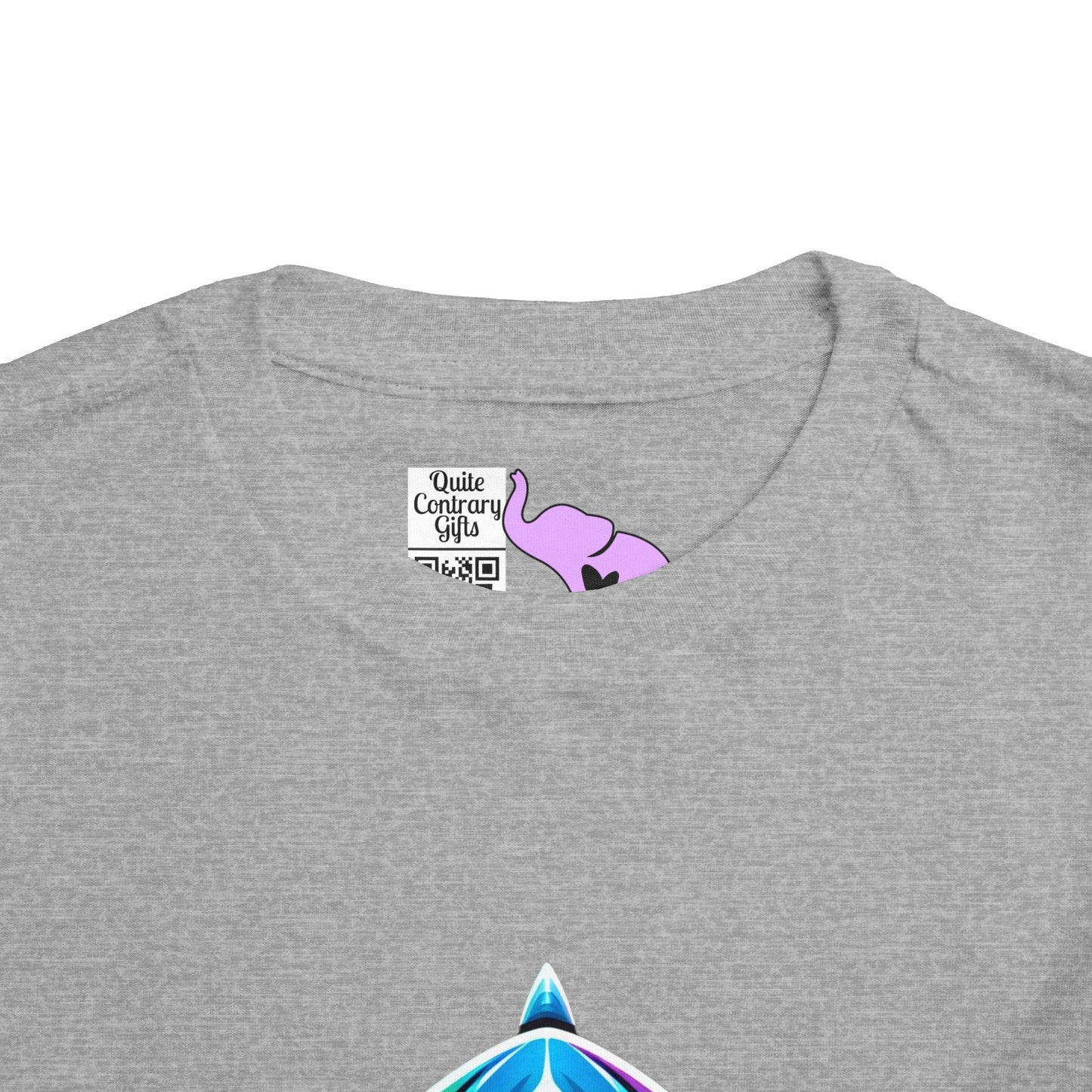 Colorful Shark Toddler Tee