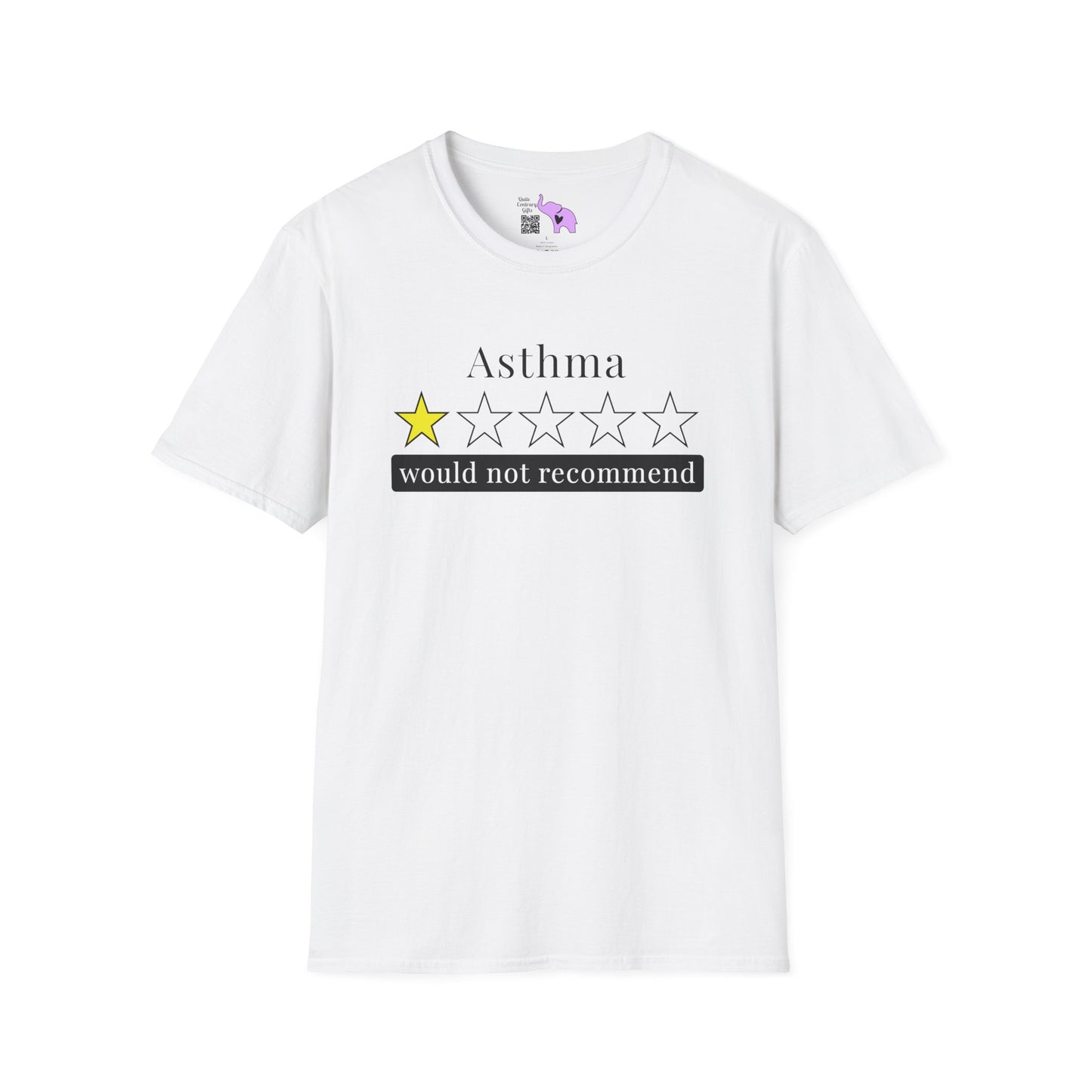 Asthma 1 Star Would Not Recommend Adult T-shirt