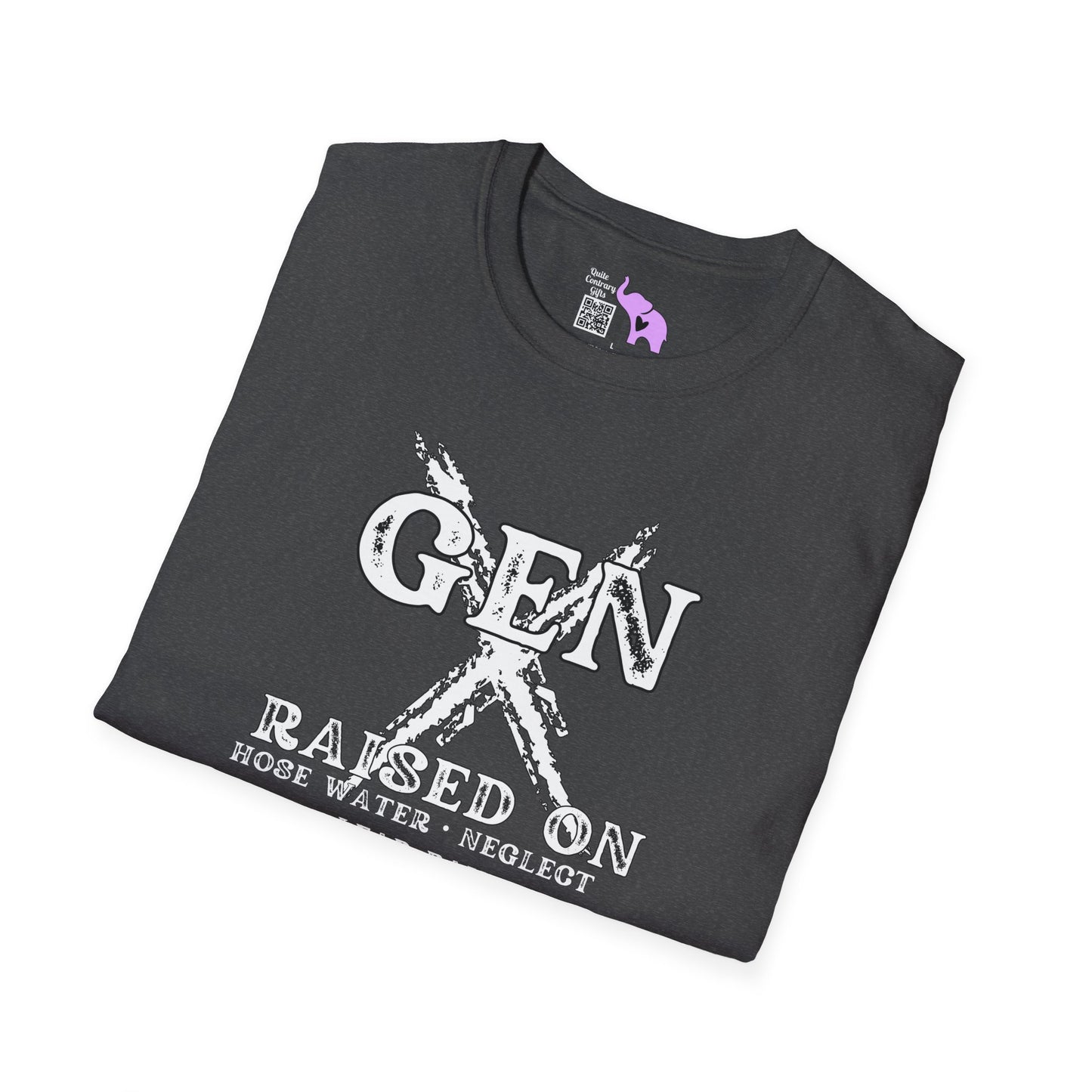 Gen X Raised On.. We Are... Leave Us Alone Adult T-shirt