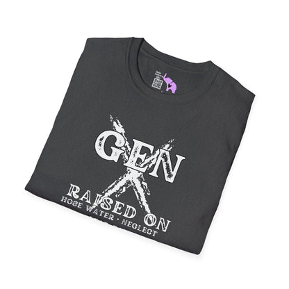 Gen X Raised On.. We Are... Leave Us Alone Adult T-shirt