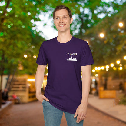 Friends; Dog Statue He'll Be There For You Adult T-shirt