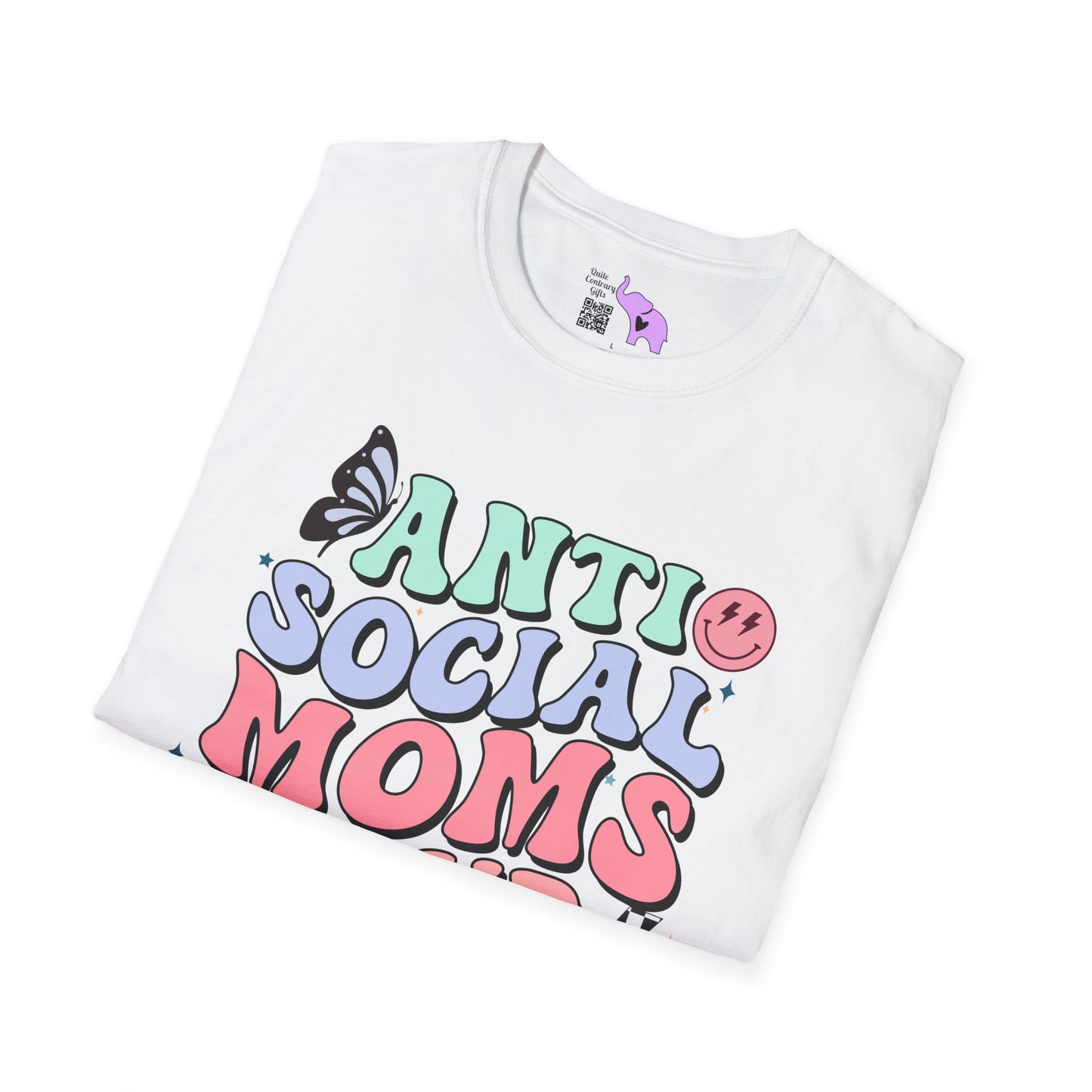 Antisocial Mom's Club Adult T-shirt
