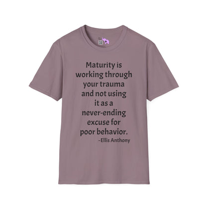Maturity is... Adult T-shirt