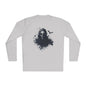 Creepy Death Skull Adult Long Sleeve Tee