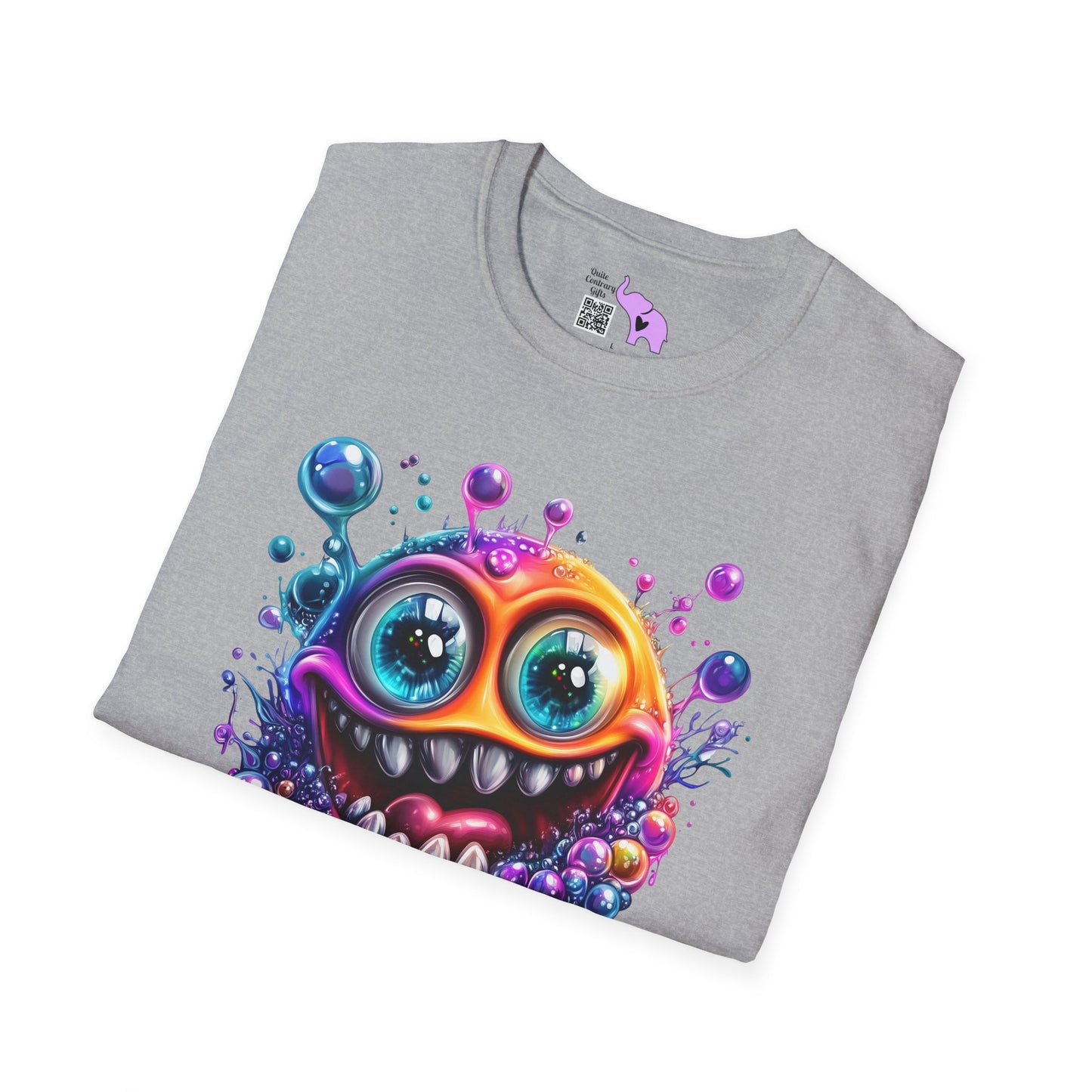 Bubbly Monster Adult T-shirt