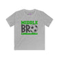 Middle Bro (Soccer Ball) Youth Softstyle Tee