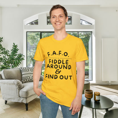 Fiddle Around & Find Out Adult T-shirt