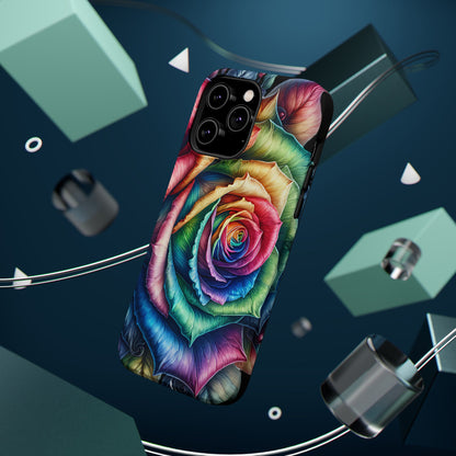 Colorful Rose MagSafe® Compatible Tough Case for iPhone