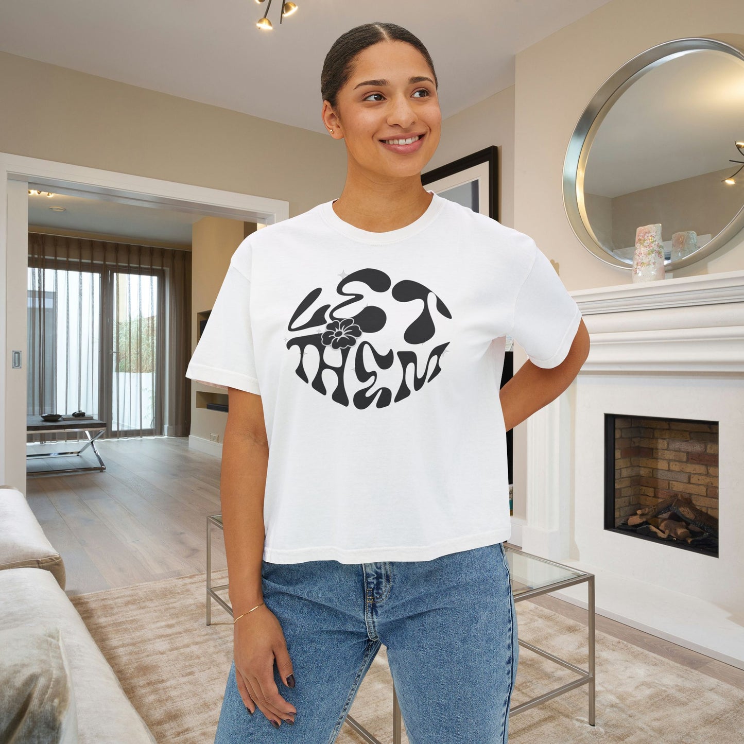 Let Them Women's Boxy Tee