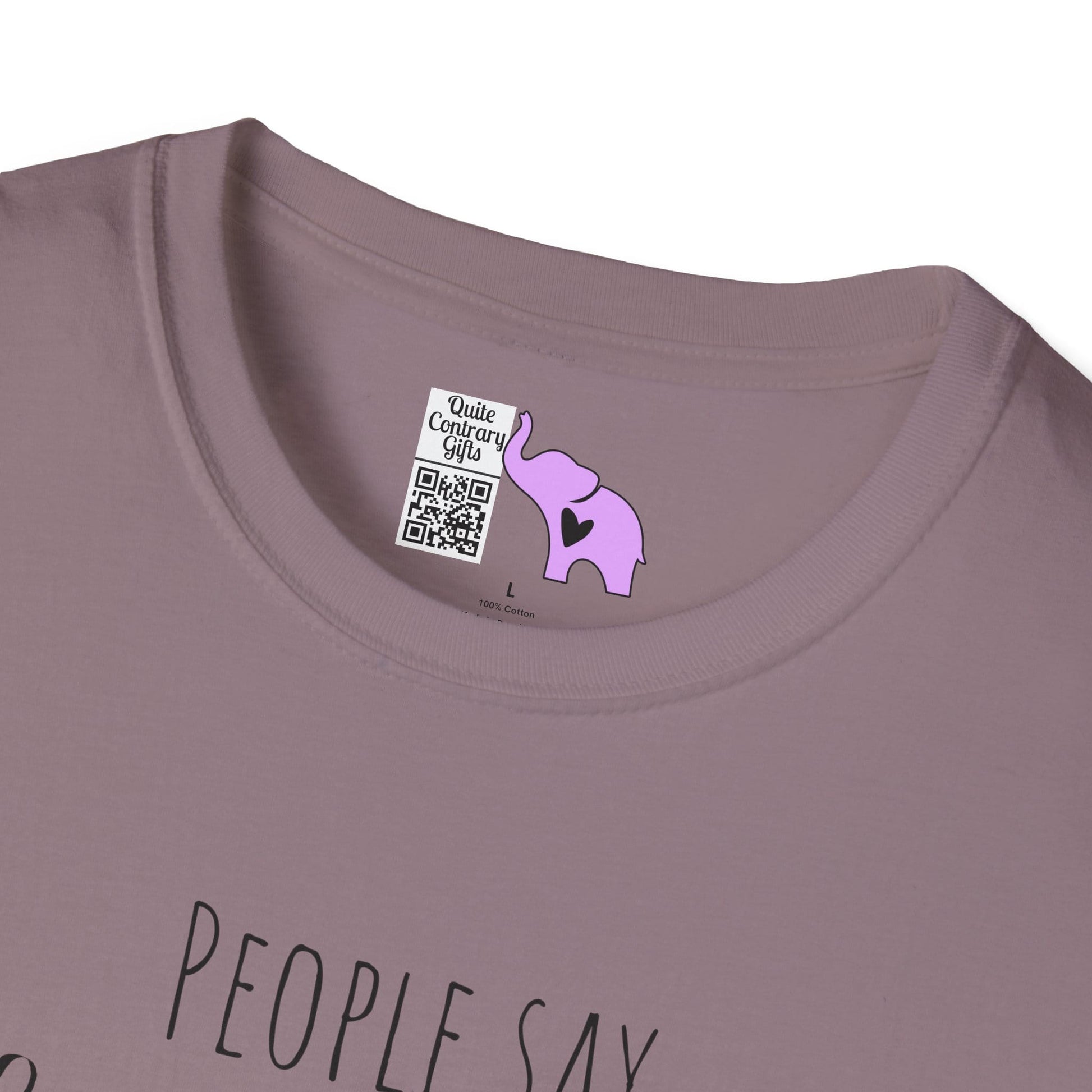 People Say Nothing Is Impossible But I Do Nothing Every Day Adult T-shirt