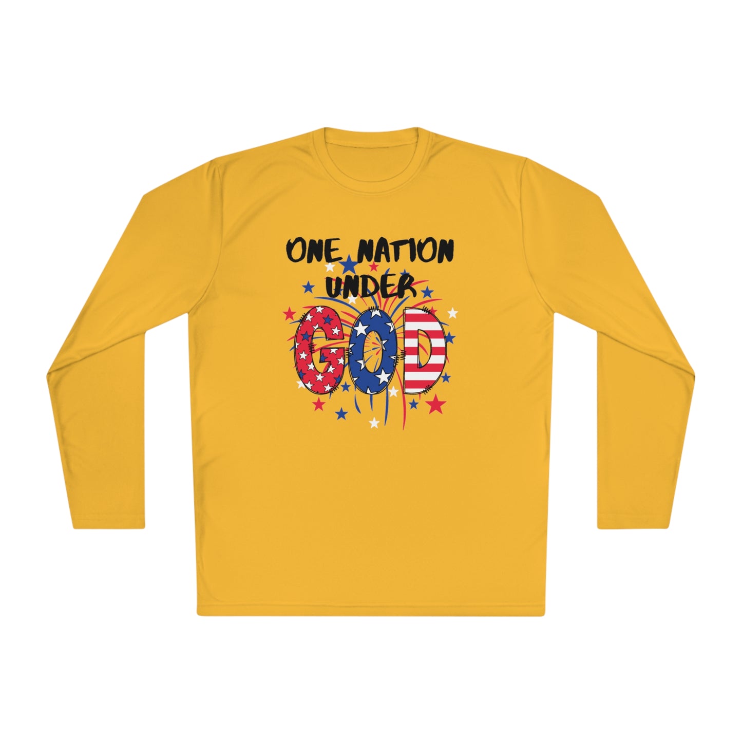 One Nation Under God Unisex Lightweight Long Sleeve Tee